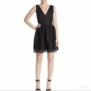 AQUA fit and flare dress